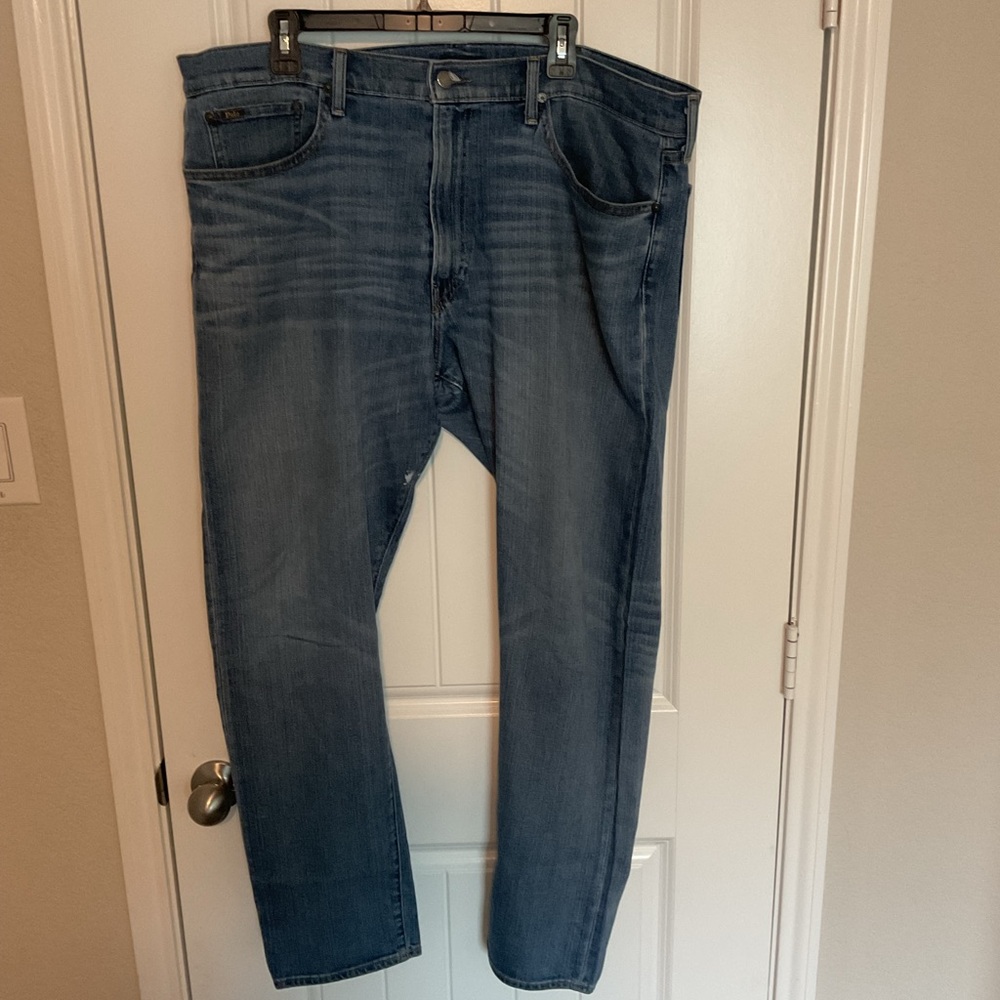 Ralph Lauren Men's Light Blue Straight Jeans